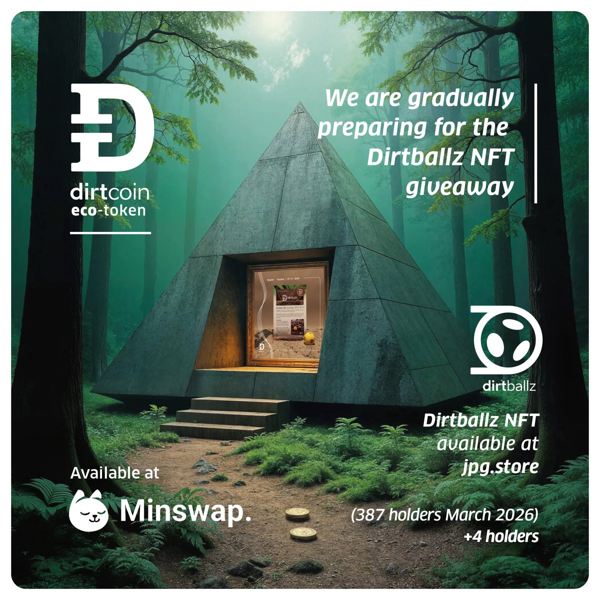 dirtcoinada's tweet photo. Raffle incoming (soon) .. stay tuned ! #nft #giveaway https://t.co/Xsmru28Bbi