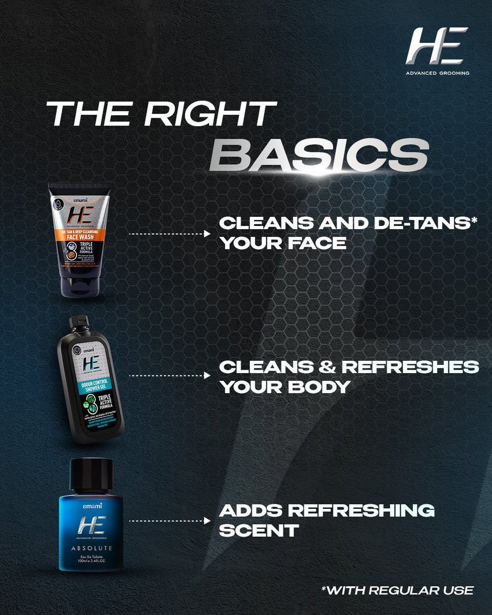 HeBeInteresting's tweet photo. Grooming gets easier when you know the basics. 🧼😎
Different products. Different jobs. #HeBeInteresting

Shop Now!
https://t.co/928BYOGzUd https://t.co/jXnlWgu8xU