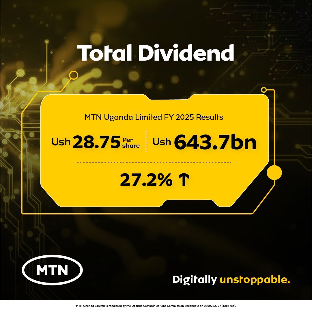 mtnug's tweet photo. We remain committed to creating long‑term value and sustainable returns for our shareholders.
#MTNUResults | #TogetherWeAreUnstoppable https://t.co/yVbBa54tk6