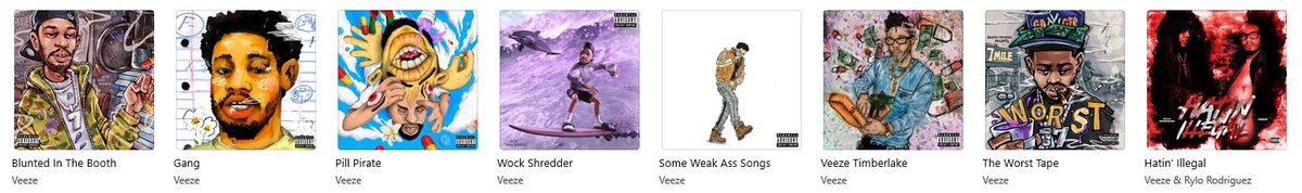 💿 Veeze - Unreleased Discography

Veeze avait pas bcp d'unreleased dispos avant mais depuis le leak de masse du 28/02 ya moyen de lui faire une belle disco
Du coup 4 albums avec les sessions de Ganger et 4 avec les sessions de Worst Tape

swisstransfer.com/d/c1f17fbd-42d…

Tracklists ⤵️