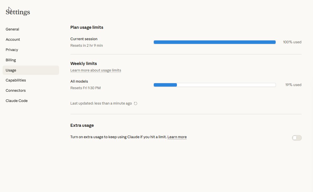 singhamit_7's tweet photo. @claudeai something is  wrong yesterday night I exhausted my weekly limit at 1:30 pm today it was supposed to reset , and now without using claude how is this usage exhauted again https://t.co/TSpkgzHMBF