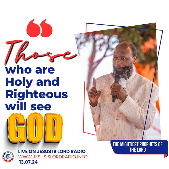 <a href="/VictorKipc9789/">Victor Kipchirchir🇰🇪</a> The Bible says in Hebrews 12: 14 that without Holiness no one will see THE LORD.

In 1 Peter 1: 14-16, HE says, we must be Holy because HE who called us is HOLY.

Therefore it is true that the Yardstick of Entry into HEAVEN is HOLINESS.
#UrgentRepentanceCall
