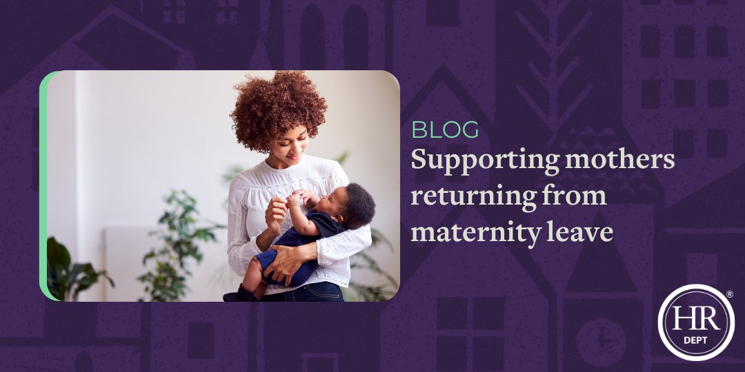HRDeptReading's tweet photo. As we recently celebrated International Women’s Day, this week’s blog focuses on supporting mothers returning to work after maternity leave, helping SME business owners better understand their responsibilities and best practices.

Take a read here: https://t.co/iCftTtXvO1 https://t.co/XpRGeagxgo