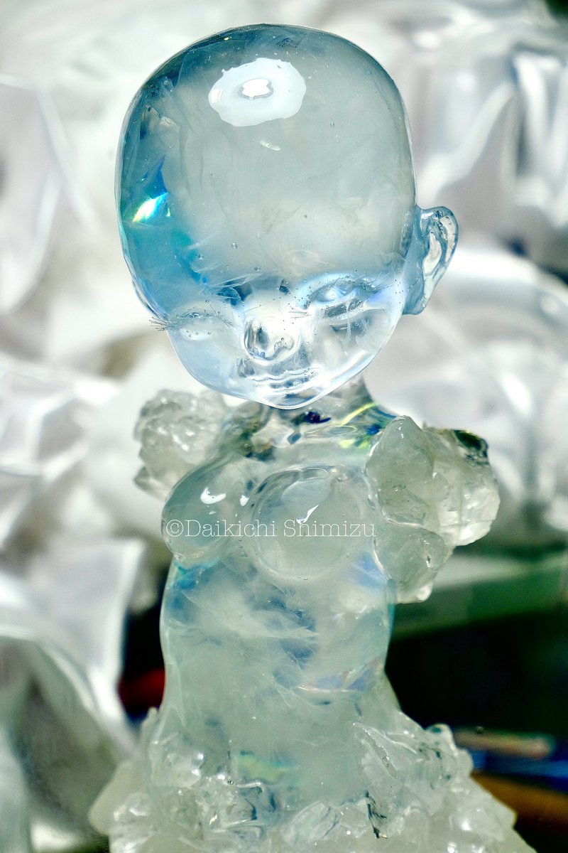 Daikichi_0636's tweet image. キラキラ鉱石のお人形さん

#創作人形　#artdoll　#創作　#art