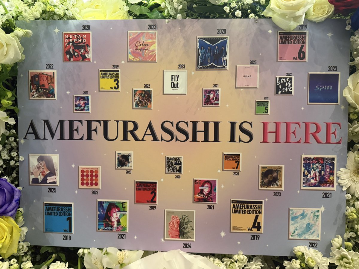 eringi_colors87's tweet photo. 会場ついたら写真撮り放題だったから現地来れない方へのおすそ分けだよ😭
#AMEFURASSHI  #AMEFURASSHIの音楽を止めない  #AMEFURASSHI同時視聴 https://t.co/dJGMbdvPCK