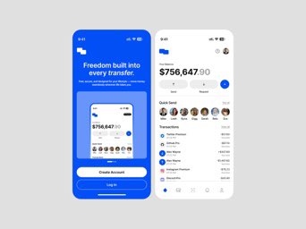 mikealebiosu's tweet photo. recent onboarding and home screens from fintech mobile app i worked on. https://t.co/EQnjS7hQq3