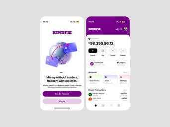 mikealebiosu's tweet photo. recent onboarding and home screens from fintech mobile app i worked on. https://t.co/EQnjS7hQq3