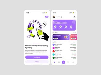 mikealebiosu's tweet photo. recent onboarding and home screens from fintech mobile app i worked on. https://t.co/EQnjS7hQq3