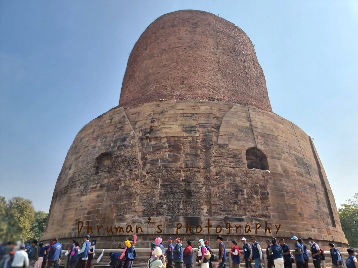 dhruman39's tweet photo. The #cradle of #Buddhism, the #Dhamekstupa in #Varanasi!
#Sarnath, where #LordBuddha gave his #first sermon after attaining #enlightenment!
The massive #Stupa is 43 meters high-28 metre wide & built by Emperor #Ashoka in 249 BC!
#Benaras
@uptourismgov
@IndiaHistorypic https://t.co/lUzn1yGPtH