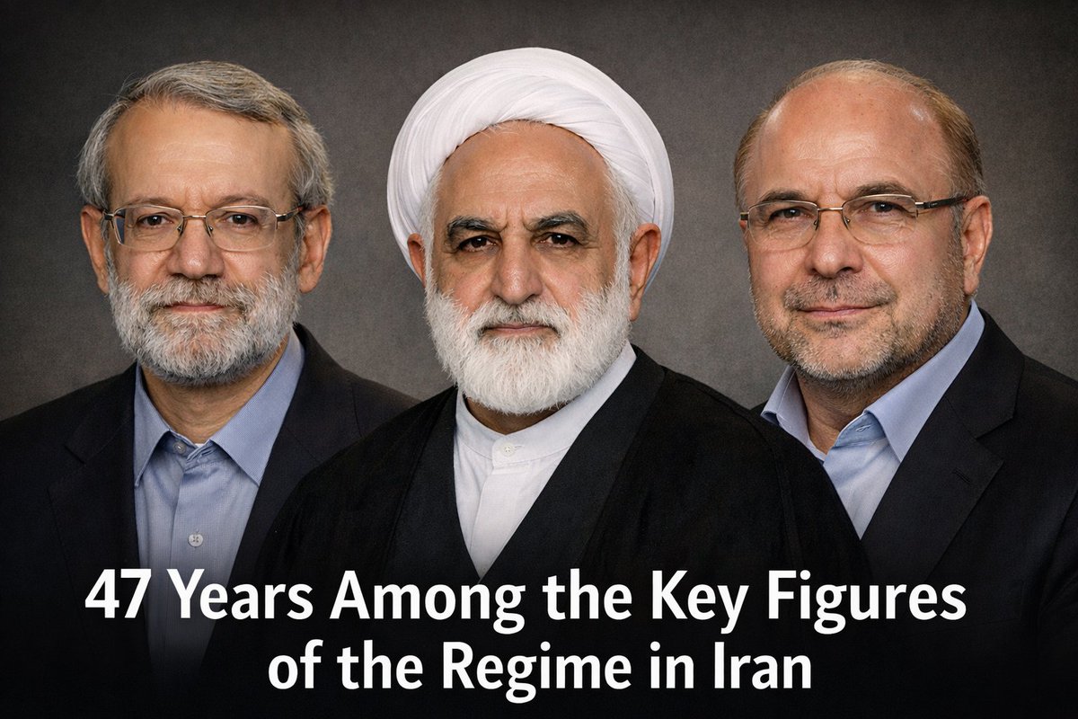 goz1231741's tweet photo. Mr. #President47
@POTUS
Ali Larijani, Mohseni-Ejei, and Bagher Ghalibaf are among the remaining leaders of the regime.
Mr. President, bring peace to the Middle East and help rid the world of terrorism.
#FreeIran‌ 
#Israel 
#RezaPahlavi‌ForIran https://t.co/QbCzdetAmz