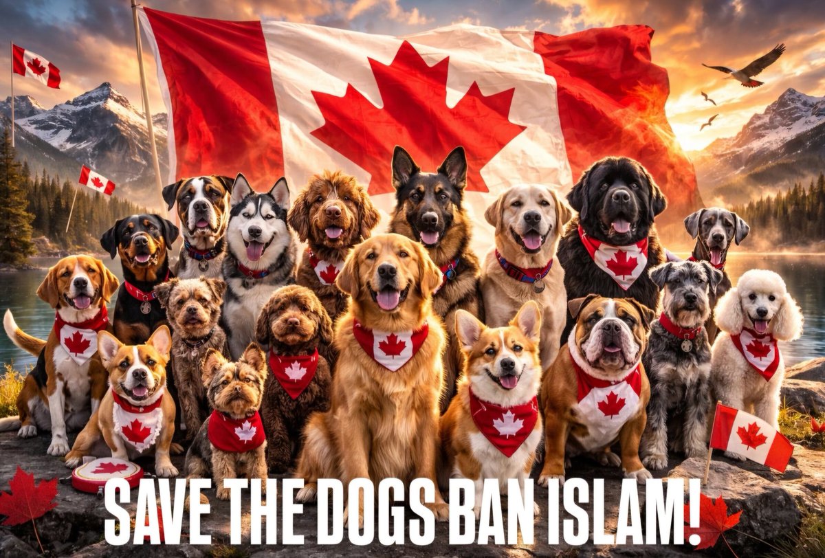 Save The Dogs, Ban Islam!🇨🇦