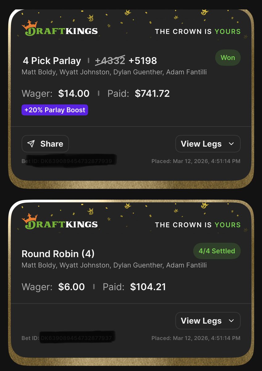 KoozieBets's tweet photo. BAAANG!!! What a night‼️🚨
#NHL #GamblingX #Goal #Guenther #Fantilli #Johnston #Boldy https://t.co/6pFDEMDPHs