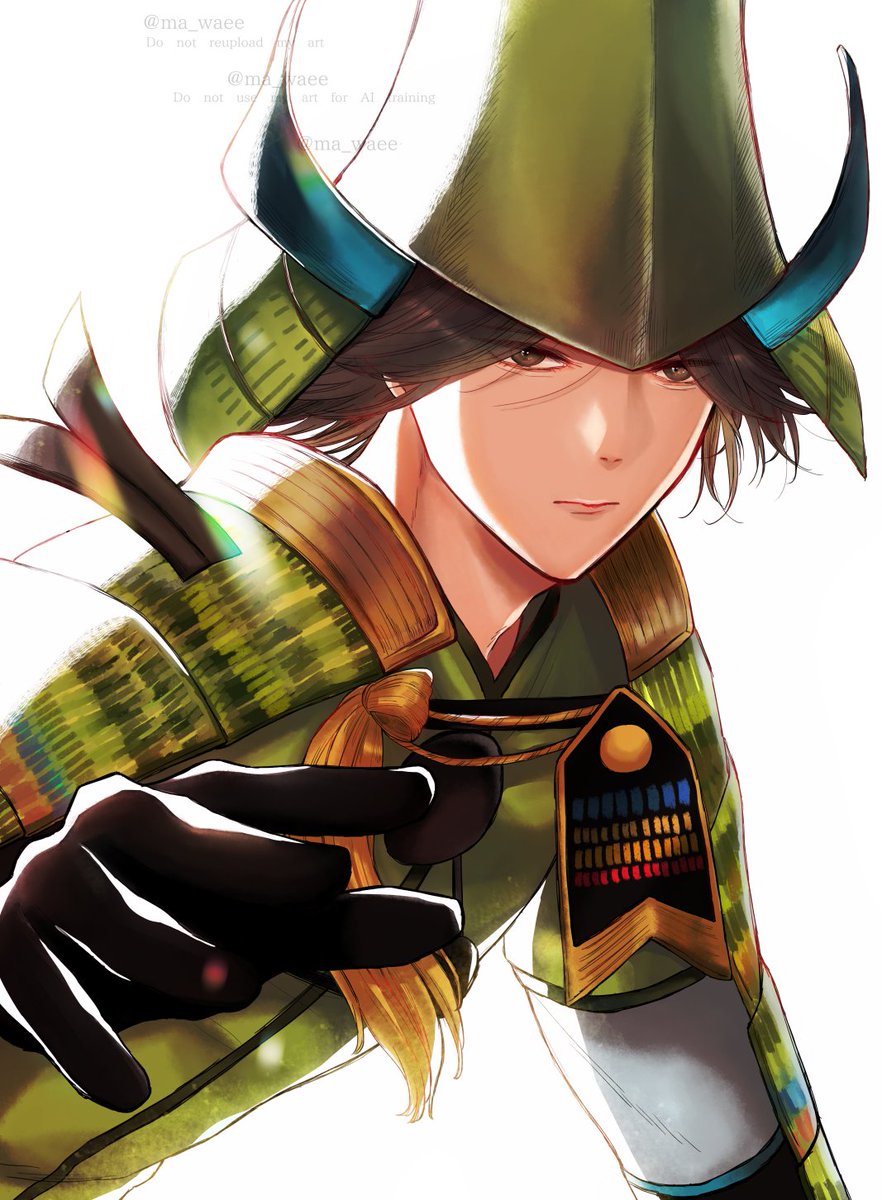 全部焦がし尽くす灼熱の日輪！！！！！！！！！！！！お誕生日おめでとうございます！！！！！💚☀️⛩️✨ #戦国BSR毛利元就生誕祭2026