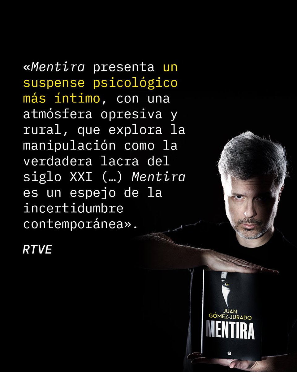 JuanGomezJurado's tweet photo. ¡Siguen llegando críticas profesionales de #Mentira! Mil gracias de corazón a todos 💛💛💛 https://t.co/3jj53D3UHA