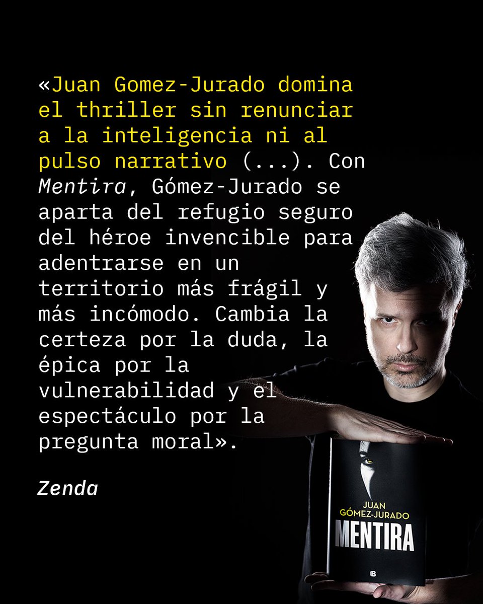 JuanGomezJurado's tweet photo. ¡Siguen llegando críticas profesionales de #Mentira! Mil gracias de corazón a todos 💛💛💛 https://t.co/3jj53D3UHA