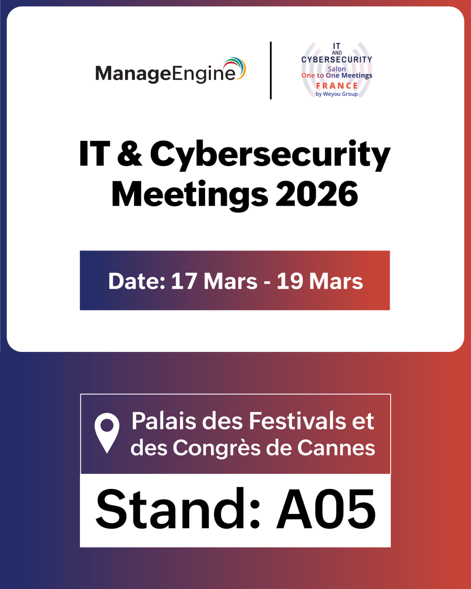 ManageEngine France tweet media