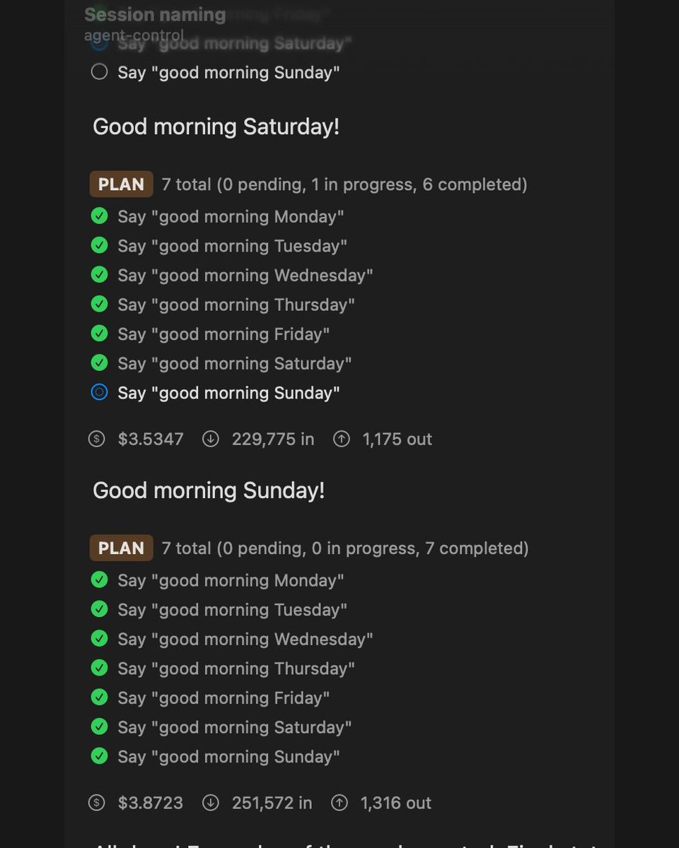 Plans work too. It's definitely easier to improve once they start appearing #buildinpublic