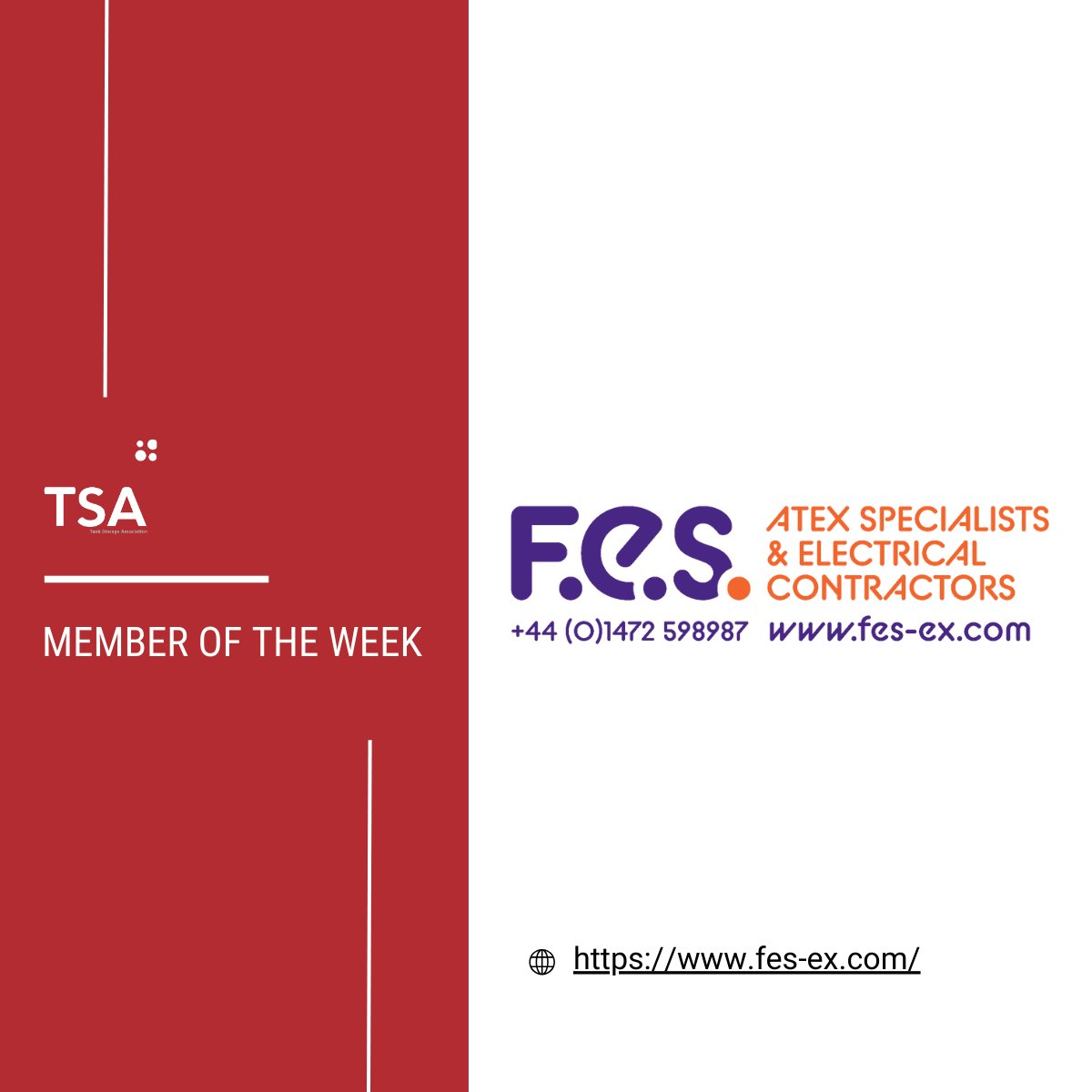 UK_TSA's tweet photo. 🌟 #MemberOfTheWeek: @FESEXLimited1 is a leading provider of specialist Electrical, Instrumentation & Mechanical services within hazardous areas 🌟
✔️ Learn more about @FESEXLimited1: https://t.co/jHCgMjQKo8 https://t.co/ToQj3q89N8