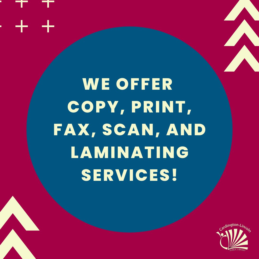 Cardington Lincoln Public Library tweet media