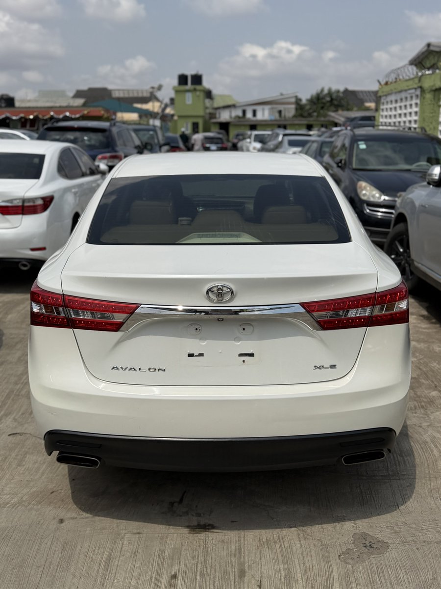One year Registered 2014 Toyota Avalon XLE

White on Cream || Sharp V6 Engine || Sun Roof || Blindspot Monitor || Thumb-Start || Navigation screen &amp; Reverse camera || No single leg noise || Catalyst intact

Price: ₦14,500,000 firm
Call / WhatsApp: 09084441143

CAR LOAN AVAILABLE