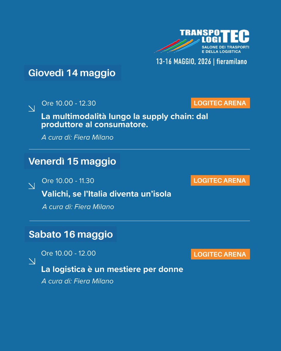 Transpotec Logitec tweet media