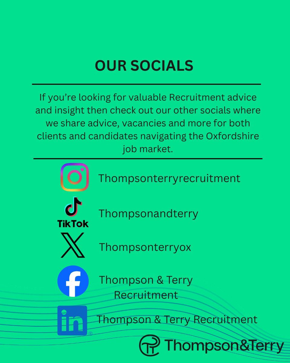 thompsonterryox's tweet image. Looking for practical career advice, interview tips, and guidance to help you stand out? Make sure to follow us on our other social channels for more insights, job posts and expert tips you can use right away and get in touch!💙 💡
#CareerTips #RecruitmentAdvice #JobSearchHelp