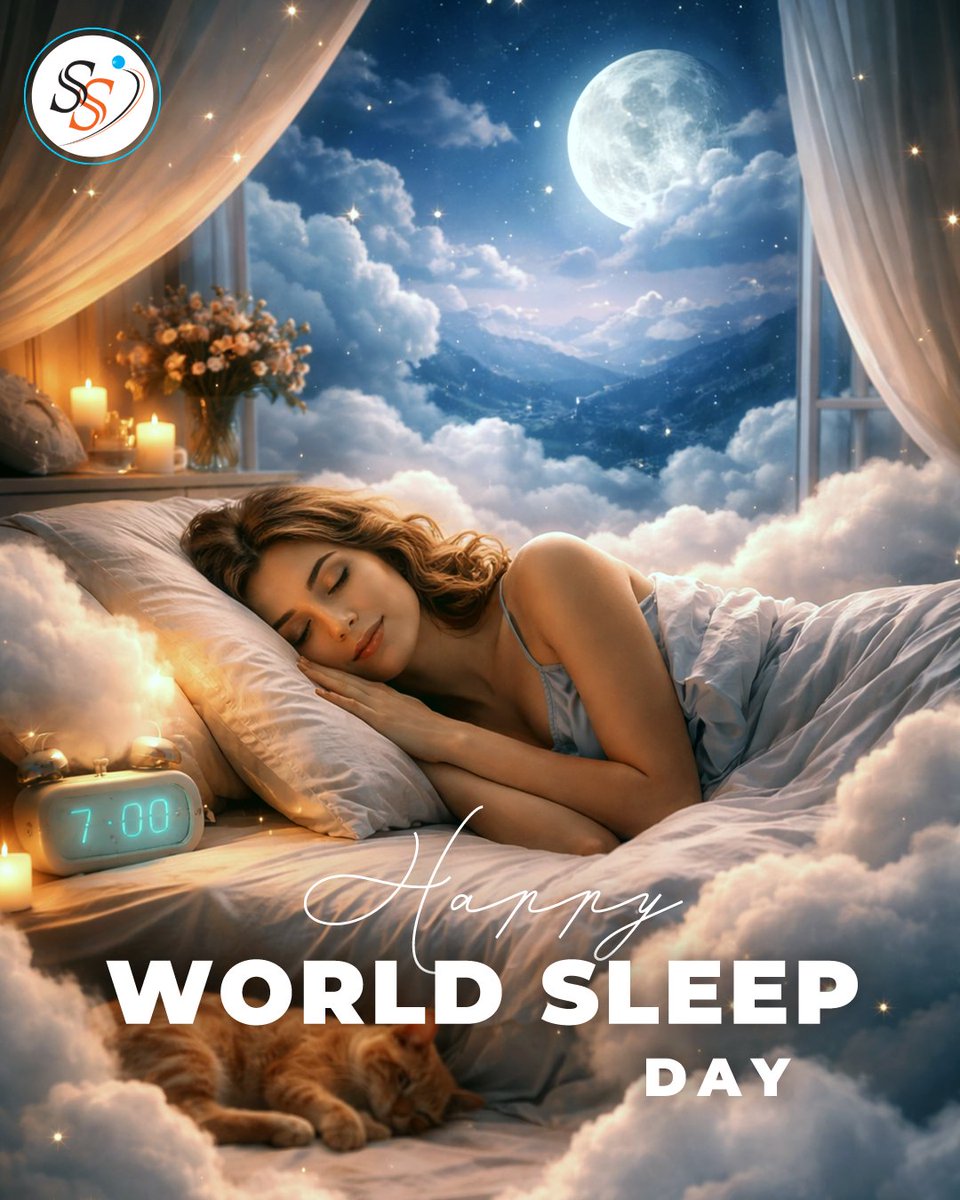 siva_solutions's tweet photo. 🌙💤 Happy World Sleep Day! 😴✨

Sleep well, live better — quality rest helps your body repair, your mind reset, and your smile stay strong 🦷💙.

Prioritize sleep tonight and wake up refreshed, healthier, and ready to smile brighter 😁✨

#SleepWellLiveBetter https://t.co/SelSGeoRR9