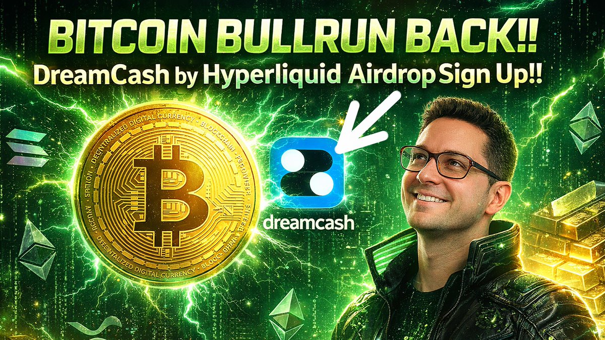 A_D_Crypto's tweet photo. 🔴 BITCOIN BREAKOUT NOW!! Dreamcash by Hyperliquid Hype Sign Up Now!! https://t.co/CLKpxvRWXB via @YouTube 
#Bitcoin #CryptoNews #CryptoCommunity #Trending #gaming #TradingCommunity #ai #StocksToBuy #StocksToWatch #gamestop #nvidia #AIart #dreamcash #Airdrop #hyperliquid https://t.co/0UcUKvwFNw