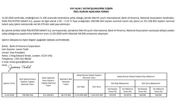 rotaborsanln's tweet photo. #SASA 

#BofA, 60.379.661 adet Sasa Polyester payını sattı. https://t.co/3ieI7mpp2C
