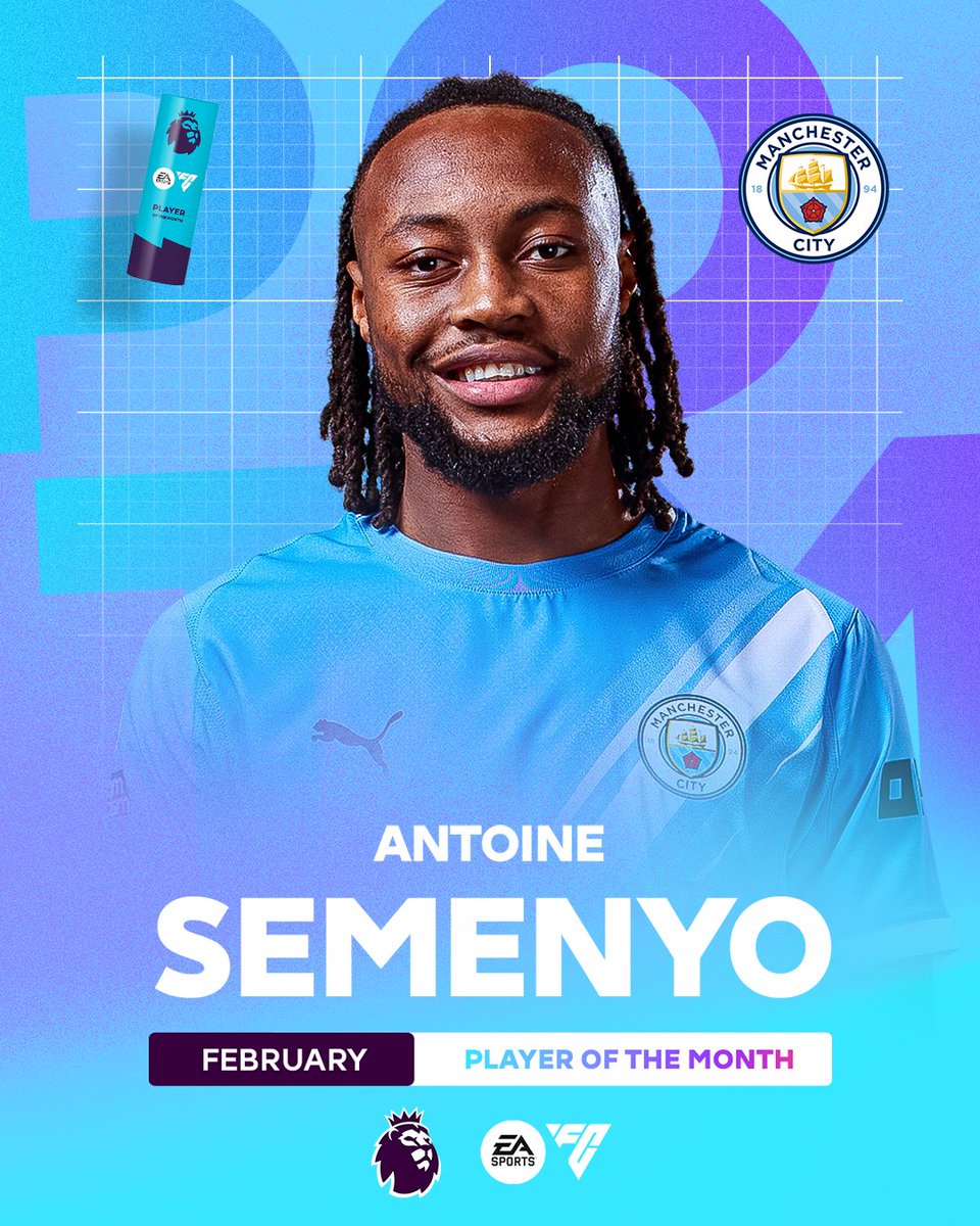 🚨 OFFICIEL : <a href="/antoinesemenyo/">Antoine Semenyo</a> est élu Joueur du Mois de février en Premier League. 🇬🇭🌟