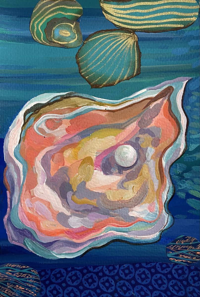 oormilaprahlad's tweet image. Here’s my 16-word fragment for #fragmentsfriday from a much longer piece, inspired by the beaches at Glass and Bottle Point, Woollahra. Thank you for hosting @MatthewMCSmith @blackboughpoems 
(Art by me 🎨🖌️) 
#writerinresidence