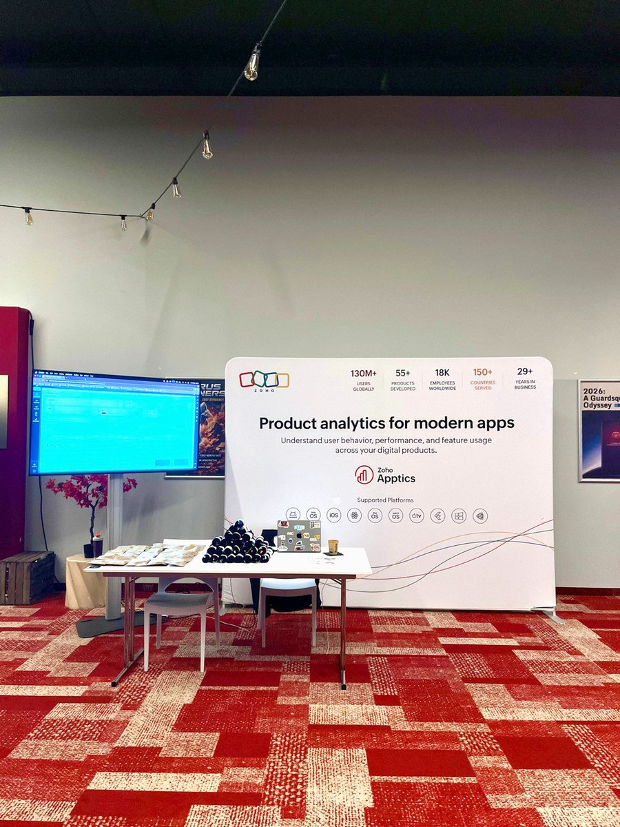 Zoho Apptics tweet media
