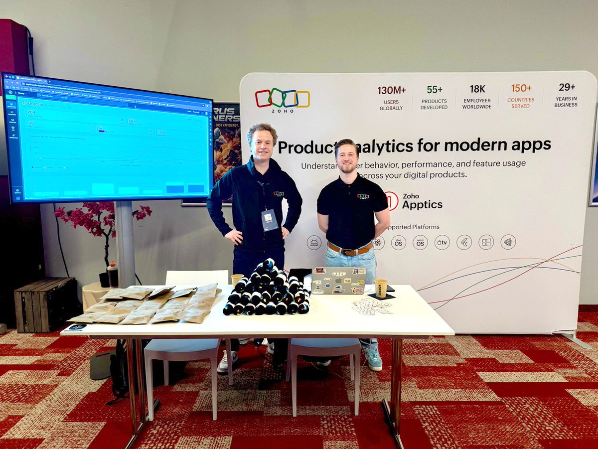 Zoho Apptics tweet media