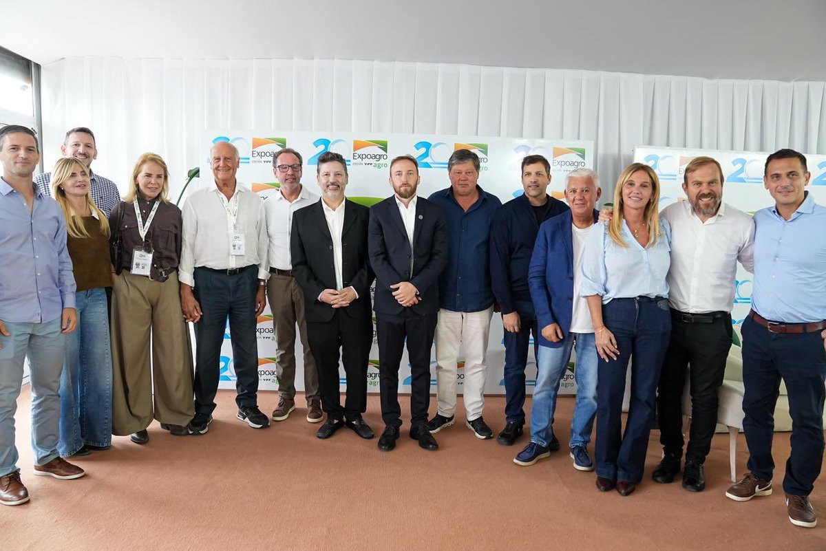 En #SanNicolás participamos de la 20° edición de #Expoagro, el encuentro agroindustrial más importante de la región. Un espacio donde el campo, la tecnología, las empresas y el trabajo argentino muestran todo el potencial productivo de nuestro país.