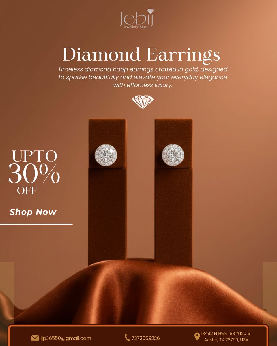 jebijjewellery's tweet image. Turn every moment into a sparkle of elegance… ✨💎

🛍️ Shop now: jebij.com/products/bmer2…
📞 Call us: +91 94299 65056
📧 Email: jjp36550@gmail.com
🌐 Visit: jebij.com

#DiamondEarrings #DiamondHoops #LuxuryJewelry #JebijJewelry