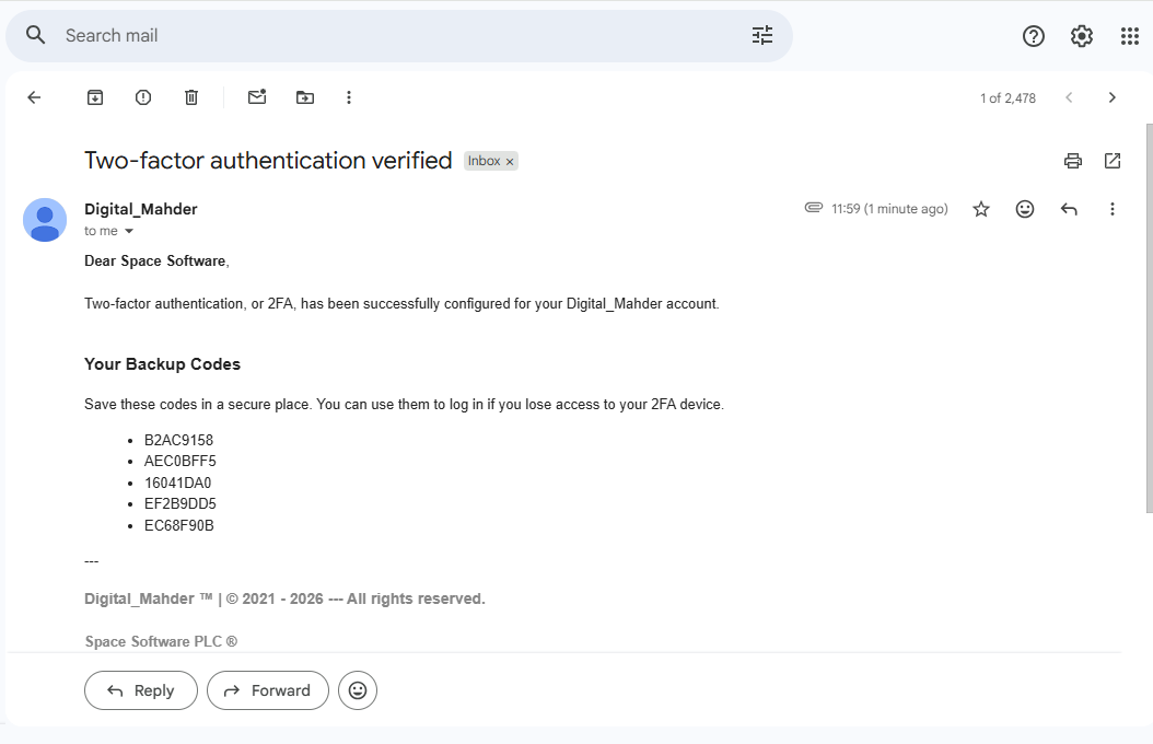 DigitalMahder's tweet photo. 2FA update 🔐

Microsoft Authenticator support added in addition to Google Authenticator in @DigitalMahder .

Configure 2FA with Google Authenticator or Microsoft Authenticator and keep your account safe.

@Microsoft 

#Security #2FA #DigitalMahder https://t.co/9TeA0dId4x