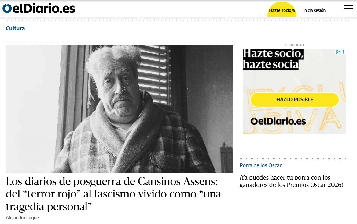 Fundación-Archivo Rafael Cansinos Assens tweet media