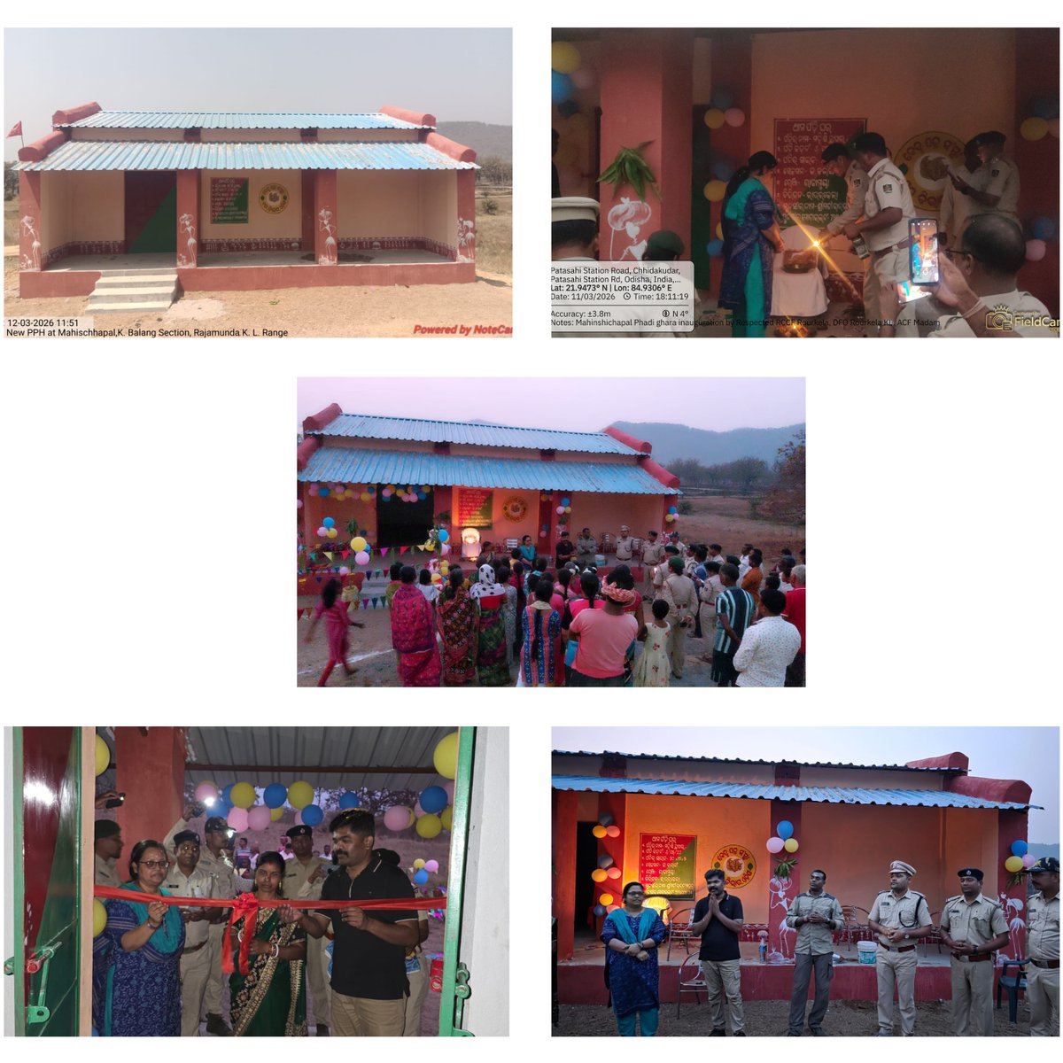 dforkl's tweet photo. Mahischhapal Phadi under Rajamunda KL Range inaugurated by CCF KL Sambalpur on 11.03.2026 in the presence of RCCF Rourkela and DFO KL Rourkela, strengthening the Kendu Leaf network and supporting livelihoods in the region. https://t.co/RWru3DDVwm