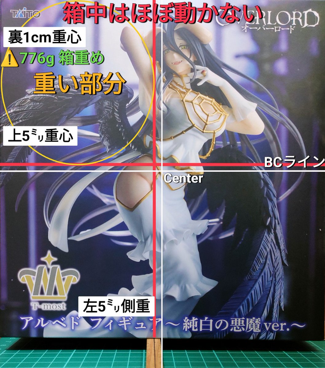 重心情報オーバーロード T-most アルベド フィギュア～純白の悪魔ver