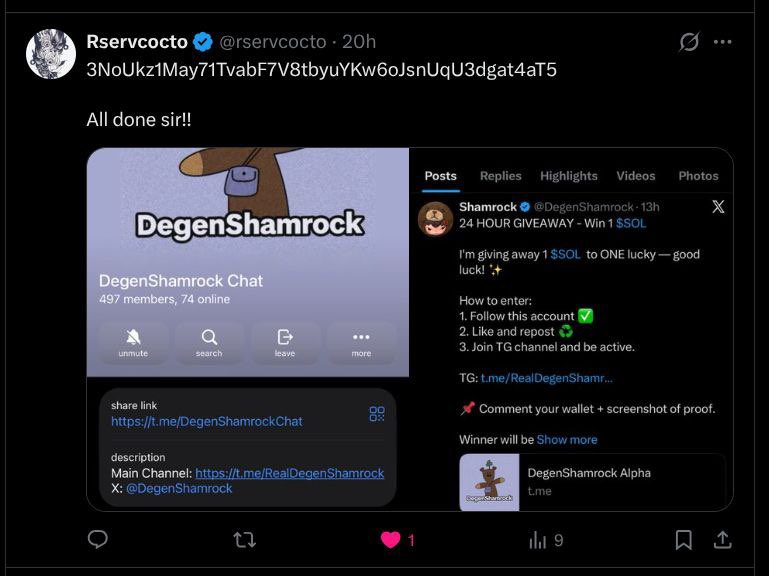 Shamrock tweet media