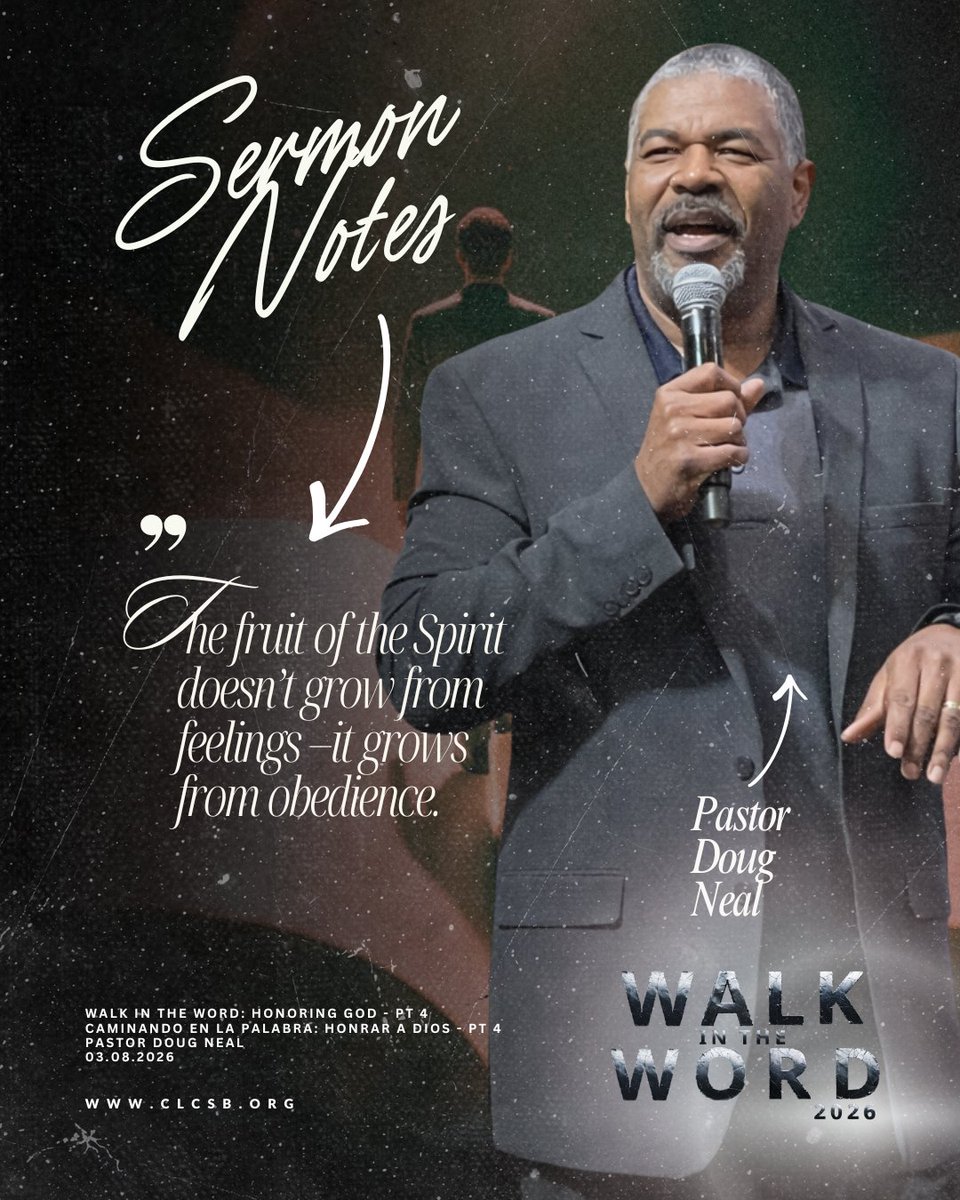 clc_sb's tweet image. “The fruit of the Spirit doesn’t grow from feelings, it grows from obedience.”

Spiritual fruit grows through surrender.

#WalkInTheWord #HolySpirit #Faith #CLC #CLCSB