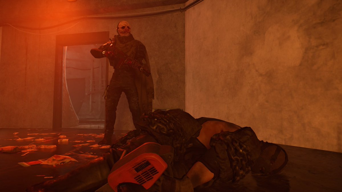 WhiteTusk01's tweet image. Scavengers terminated. Guess it's feedin' time for the pigs.

#BossHog
#Abattoir 
#NewHunter