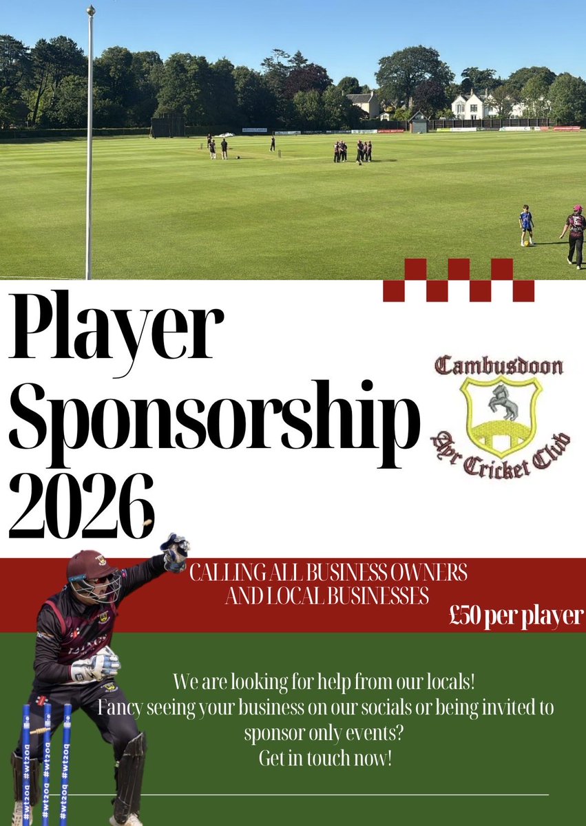 Ayr Cricket Club tweet media