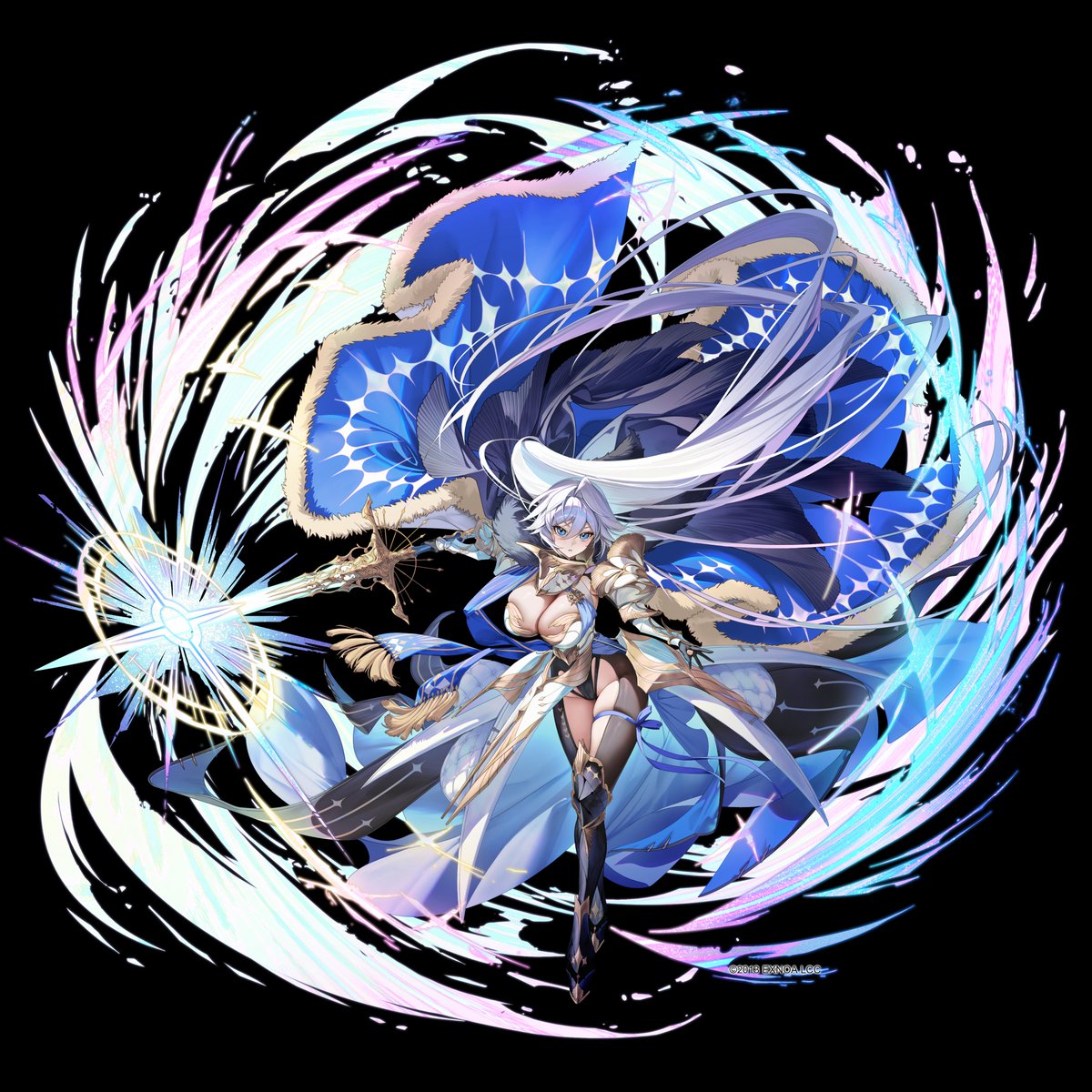 【work】『千年戦争アイギス』で蒼白の剣姫ヴァルティナを担当させていただきました! 