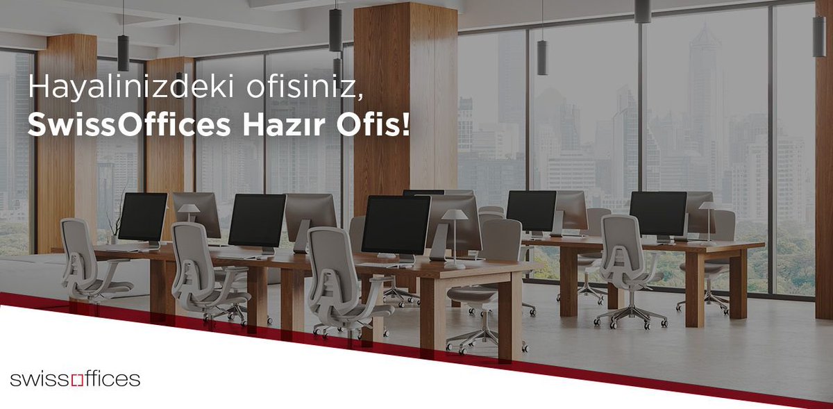 SwissOffices's tweet photo. Hayalinizdeki ofisiniz hazır!
SwissOffices Hazır Ofis çözümleriyle tam donanımlı ve profesyonel bir ofise hemen sahip olun.

#SwissOffices #HazırOfis #KonforDogasındaVar https://t.co/GkpTIpHwY2