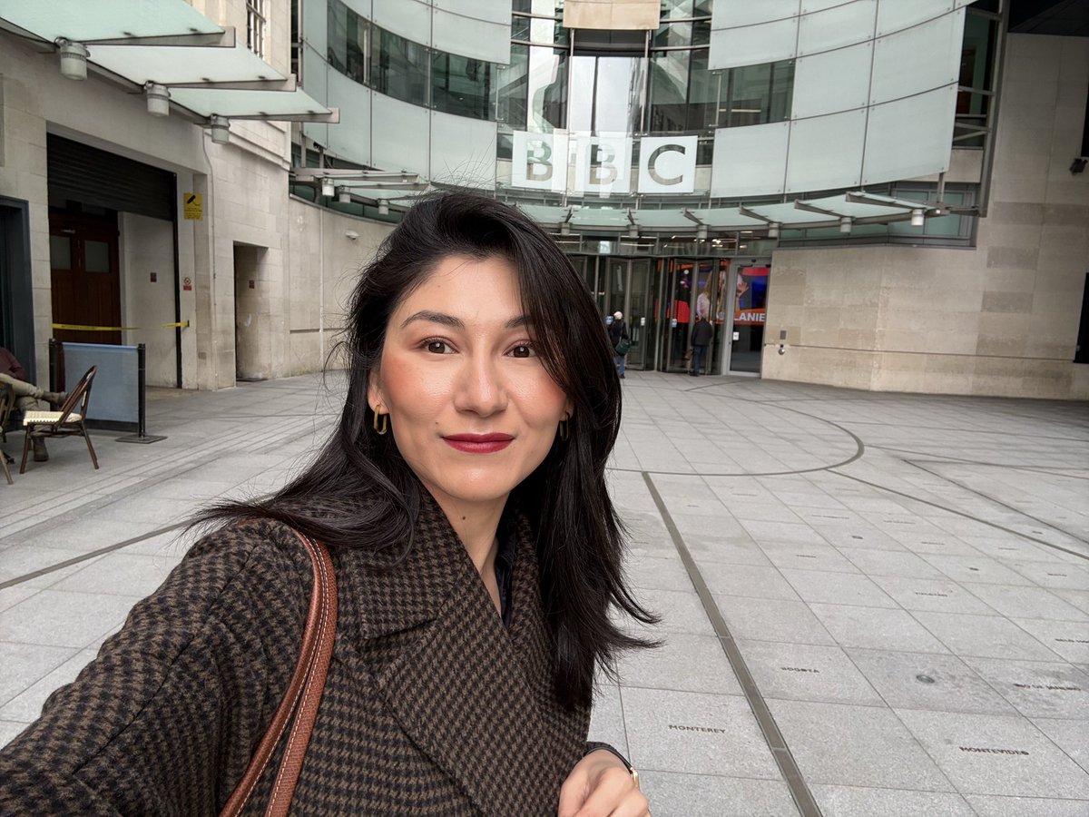 At the BBC this morning to speak about Afghanistan.