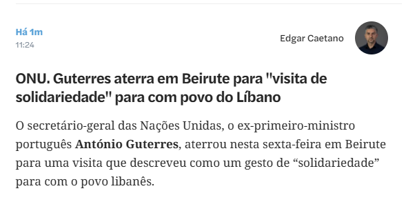 Não sei porque não vai também ao Irão