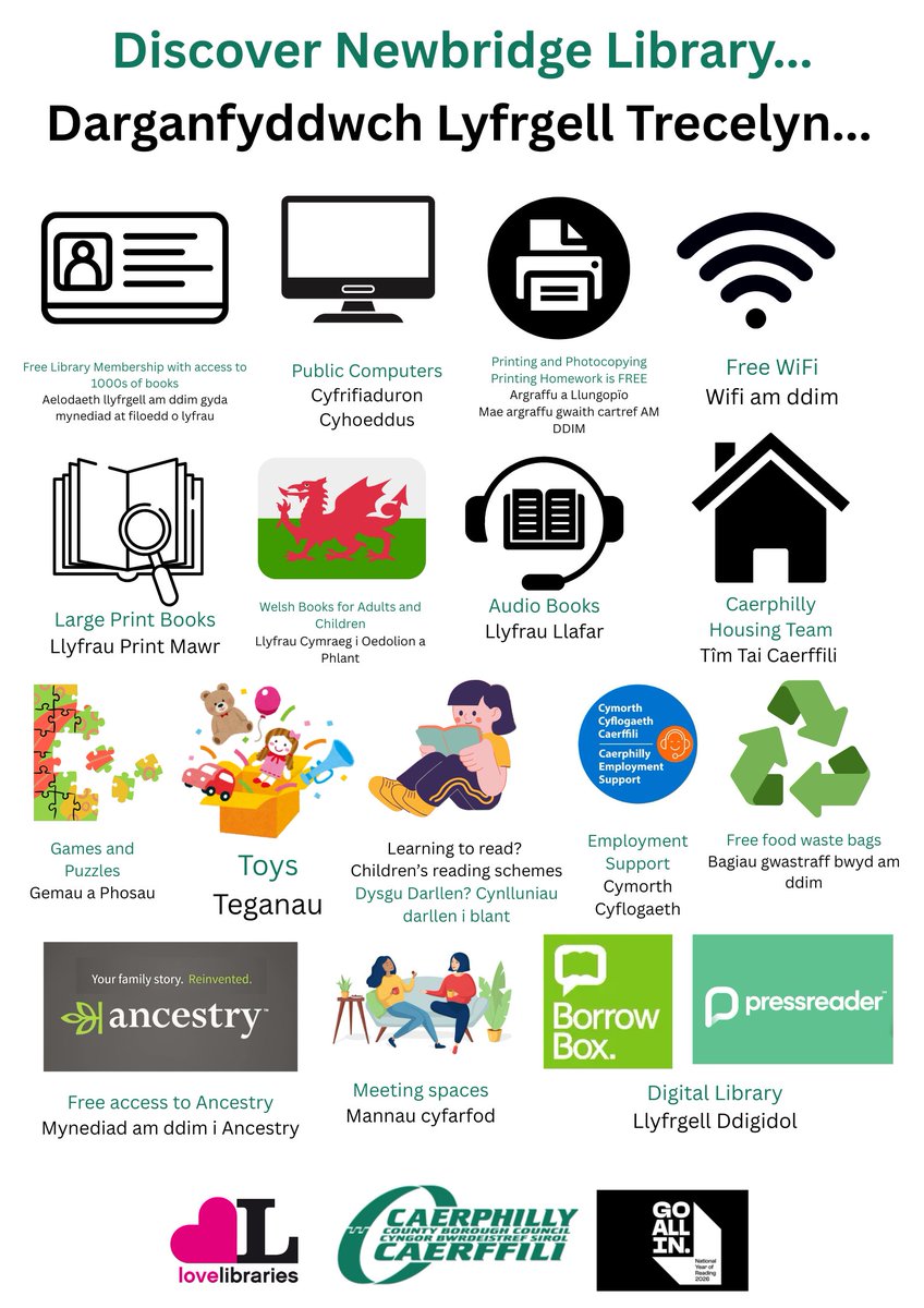 Newbridge Library tweet media