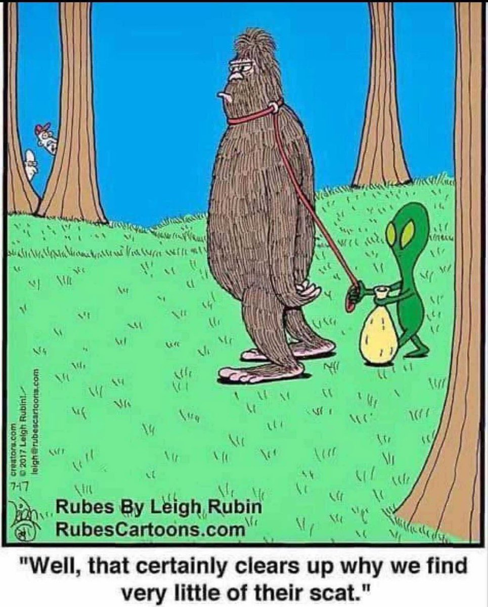 Bugimus's tweet image. Funnyfoot Friday rules still apply:
 If it’s blurry, bipedal, or beaming people up—it belongs here 😆🛸👣
 Hit me with your best cryptid memes. Don’t hold back. The woods are watching 👀👇

#Bigfoot #UFO #FunnyfootFriday