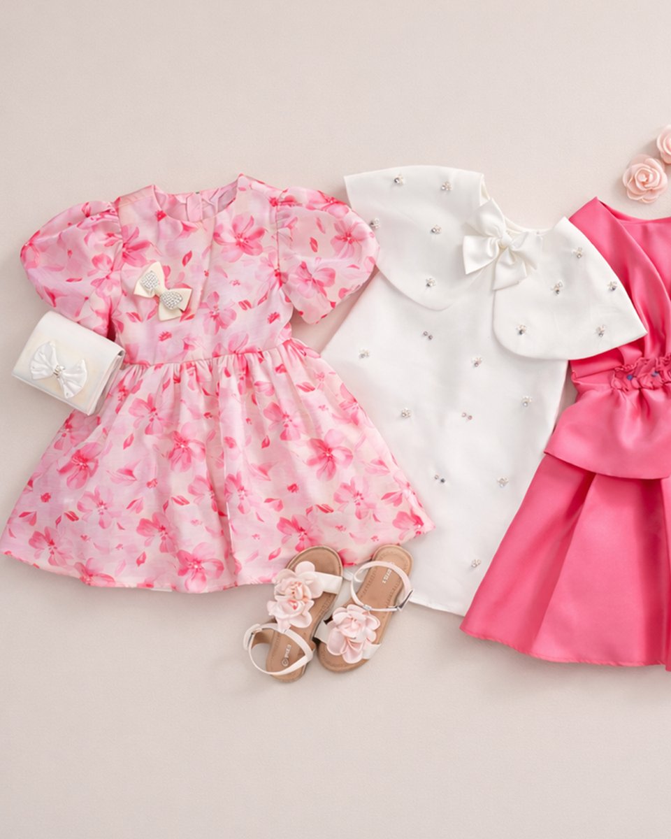 maxfashionMENA's tweet image. Pretty in pink, sweet in white, and ready for every little moment that matters.
Available for girls aged 2–8 years starting from 59 SAR / 55 AED

 #MaxFashion #RamadanCollection #KidsCollection